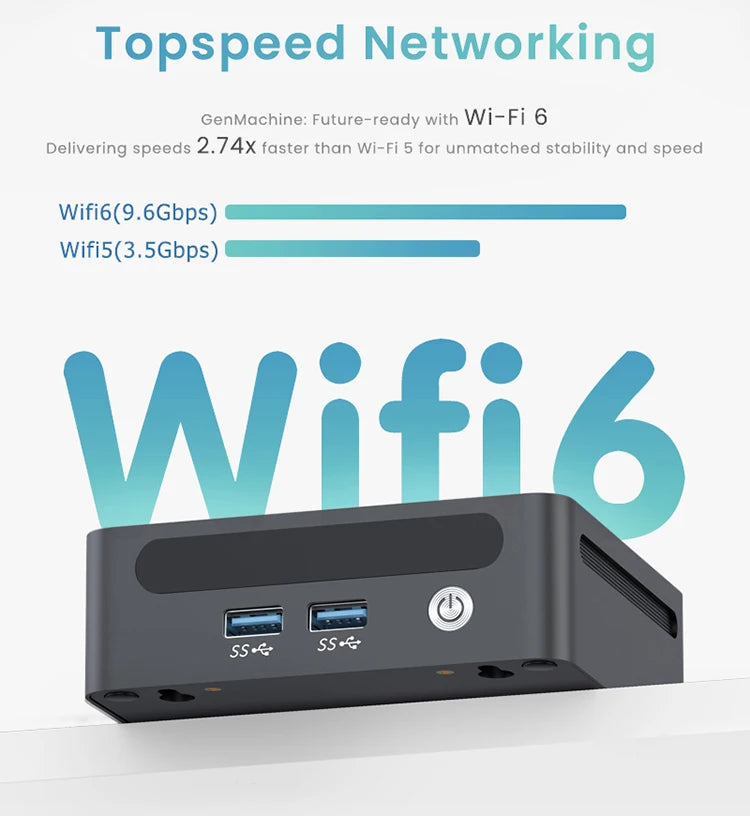 GenMachine AMD Ryzen 7 5875U Windows 11 Ryzen MINI PC DDR4 WIFI6 RTL8852, BT5.2 diy gaming computer gaming pc Ordenador mini pc