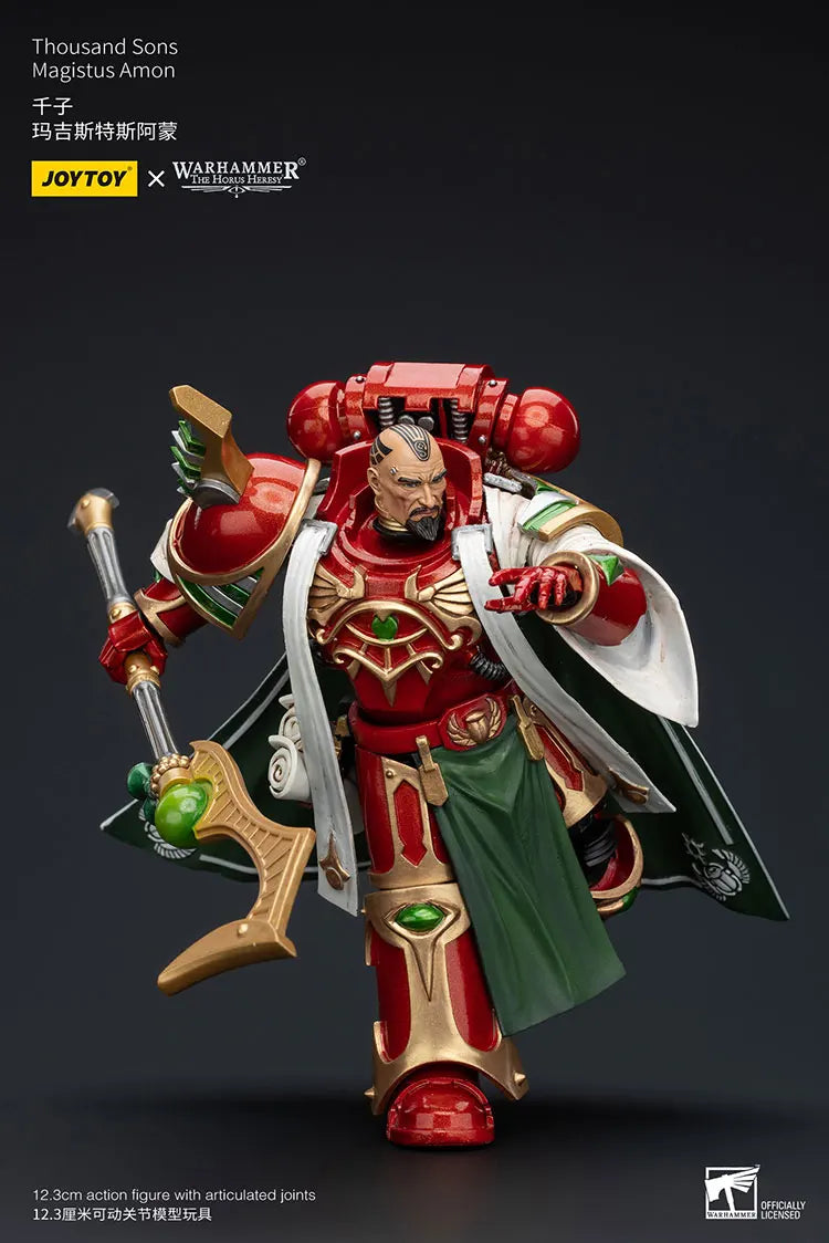JOYTOY Warhammer "The Horus Heresy" Thousand Sons Magistus Amon Actionfiguren Dekoration Geschenk Original Kollektion Puppenspielzeug