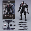 Venom Action Figure Hasbro SHFiguarts Symbiote Head Carving 2.0 SHF Movable Movies Model Doll Collectible Kids for Toy Gift