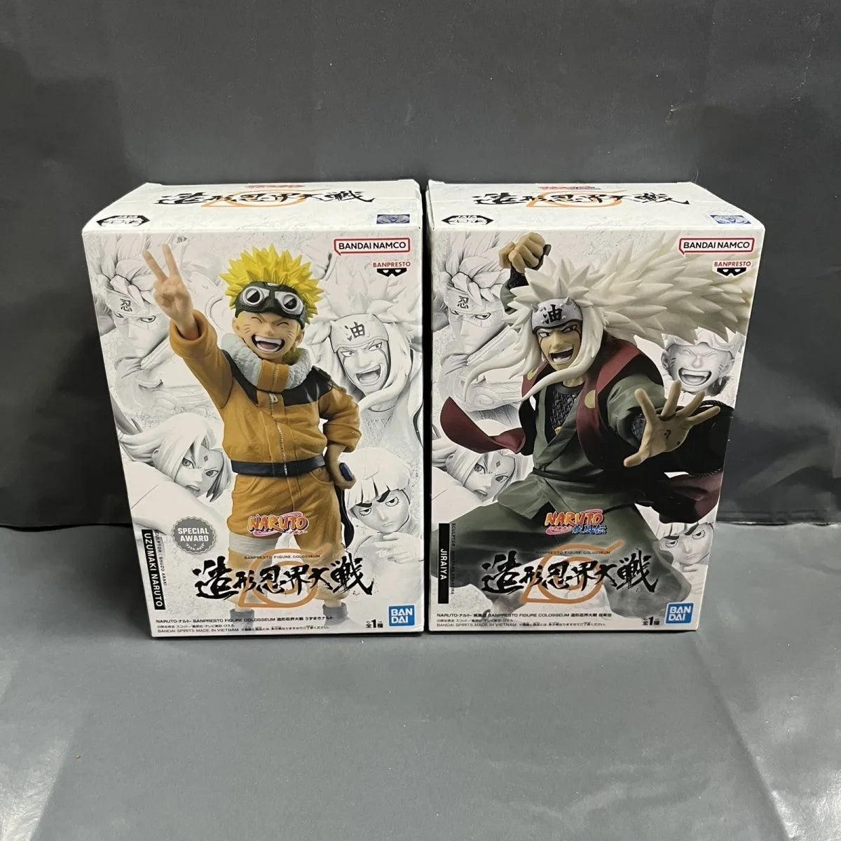 Auf Lager Original Bandai Banpresto Bfc Naruto Weltkrieg Jiraiya Junior Naruto Tsunade Kakashi Rock Lee Action Figur Modell Spielzeug