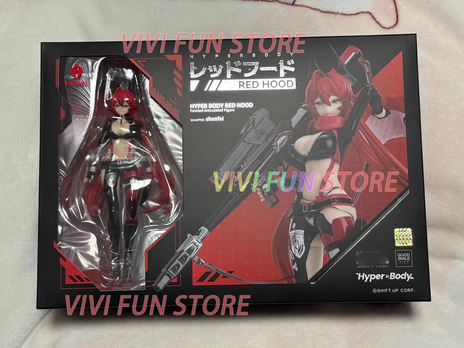 In Stock GSC GSAS Hyper Body RED HOOD Painted Articulated Figure Movability Model Toys Beautiful young girl Model