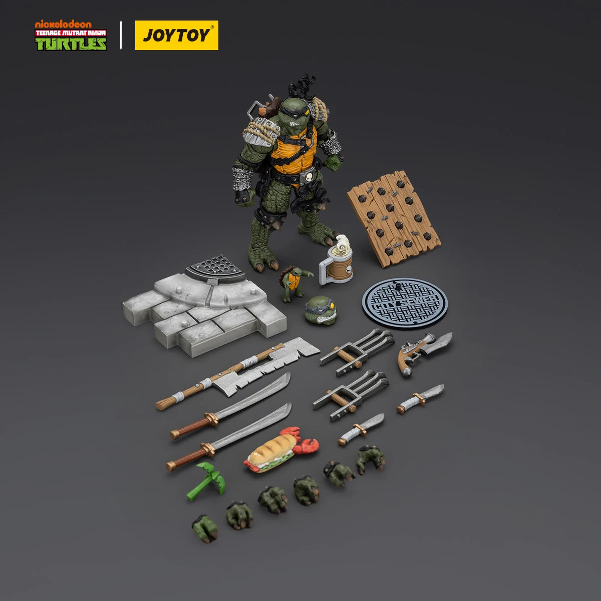JOYTOY TMNT-Slash Костенурките нинджа Екшън фигурки Оригинална колекция Модел Декорация Подарък Гараж Комплекти GK Кукла