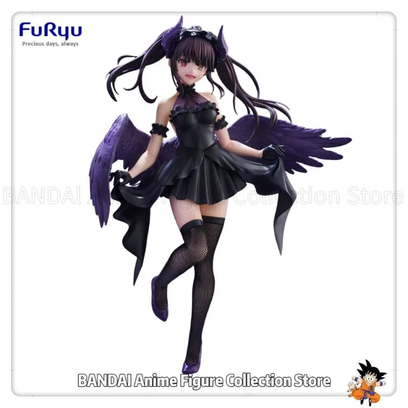 Original FuRyu BiCute Dark Date A Live Ⅴ Kurumi Tokisaki Toys Model Decoration Gift Collection
