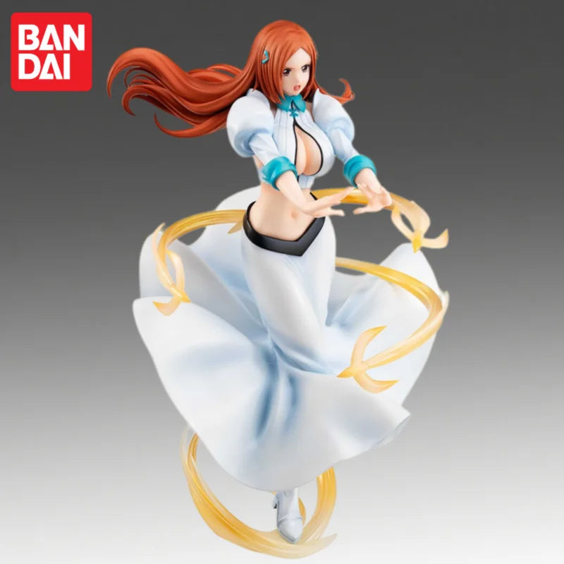 In Stock Bandai Original Megahouse Bleach Inoue Orihime Action Figure Model Doll Brand New Boxed Toys Model Garage