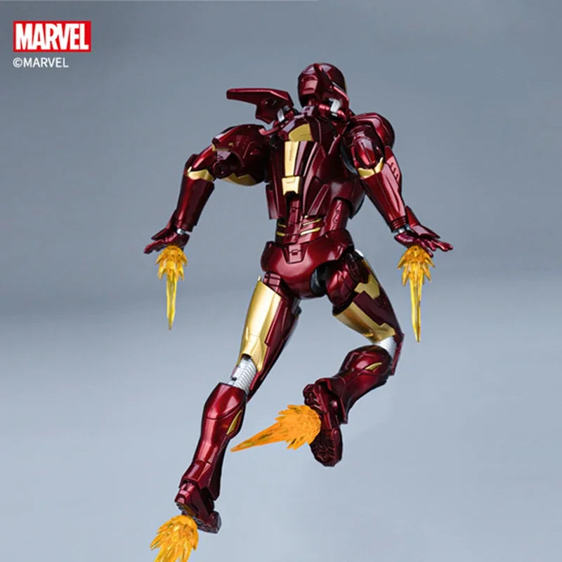 Fondjoy Marvel Iron Man MK7 DIY Assemble Toy Iron Man Model 15cm ABS Material 1/12 Scale Action Figures Toy  Boys Birthday Gift