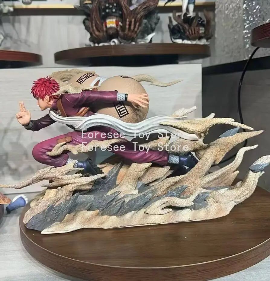 19cm Kimimaro Gaara Figure NARUTO Battle Version Anime Figures PVC Collection Desktop Ornament Decoration Best Gift for Children