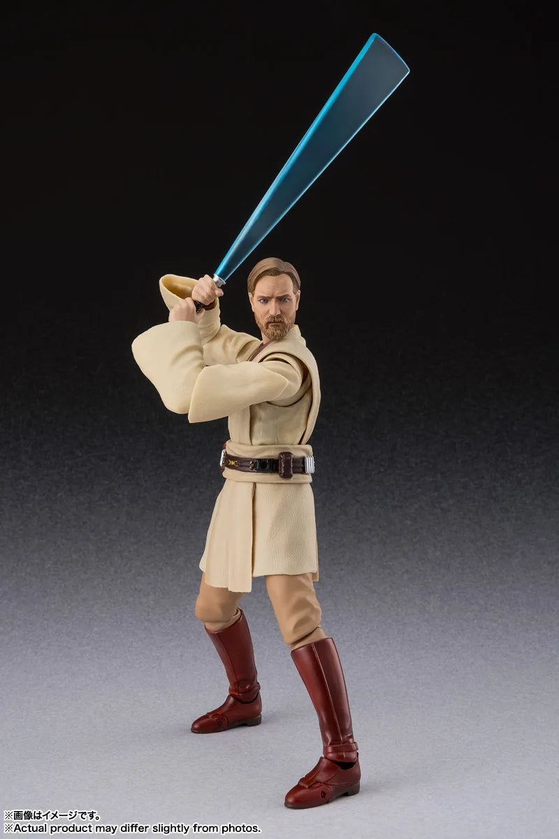 In Stock Genuine BANDAI SHFiguarts Star Wars Episode III Revenge of the Sith Obi Wan Kenobi Figure Anime Action Model Toy