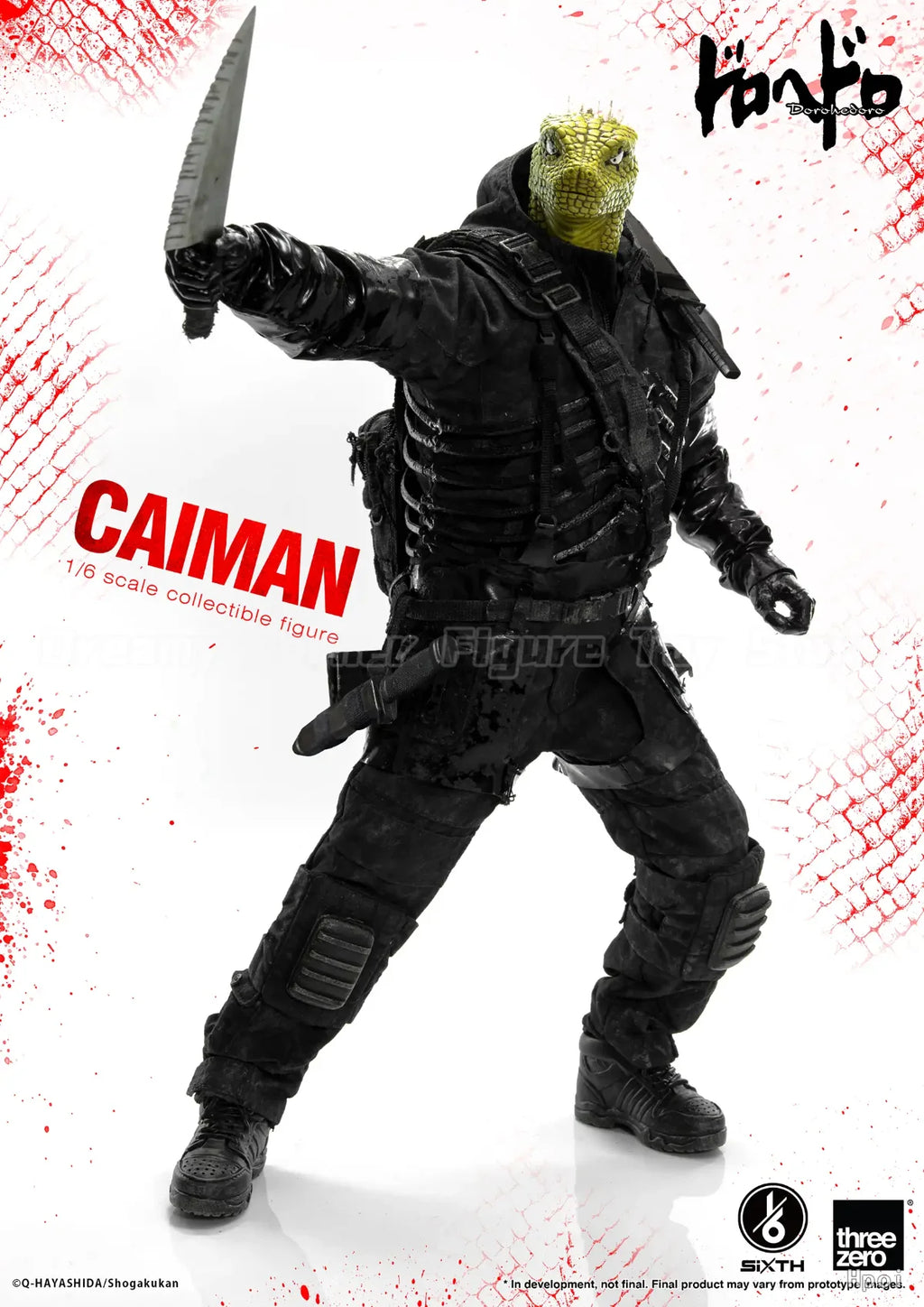 【In Stock】Original Threezero Dorohedoro CAIMAN 1/6 Action Figure Collection Ornament Model