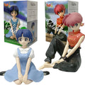 Original BANDAINAMCO BANPRESTO Ranma 1/2 Relax Time Shampoo Tendou Akane Ranma PVC Figure Model Collector Figurine Toys Gift