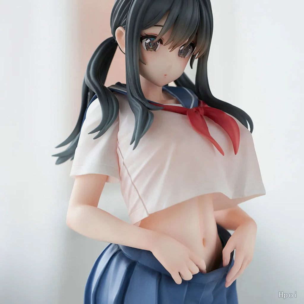 26 см Аниме Завеса Сос Фигура Униформи Каваи Събличащо се Момиче Екшън Фигурки PVC Колекция Модел Кукла Играчки Галактическо производство