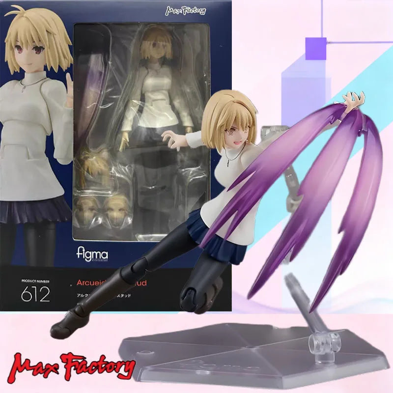 Low price In Stock MAX Factory Original Box FIGMA  612 Arcueid Brunestud Action Figure Model Gift for Kid Foam Box Packaging