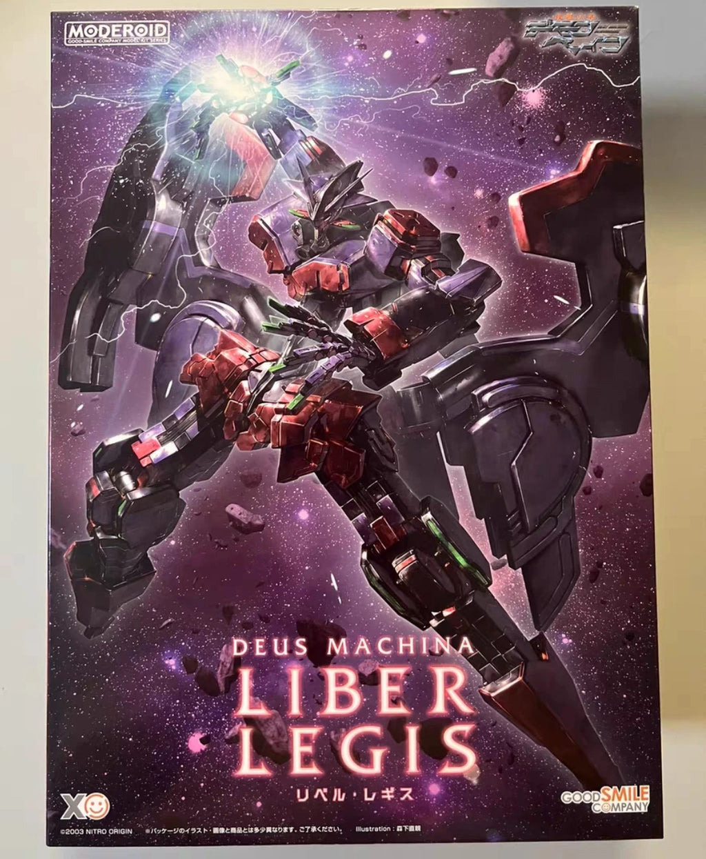 Original Box Goodsmile Company Moderoid Deus Machina Liber Legis Figure Finished Model Kit Pvc Anime Full Action Toy Gift