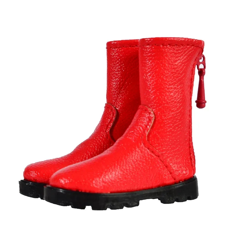 1/6 Scale Sexy Leather Fat Shoes Sandal Women Wedges High Heels Shoes Model for TBLeague Phicen S28A 29B S38A S39B S42 S43 Body