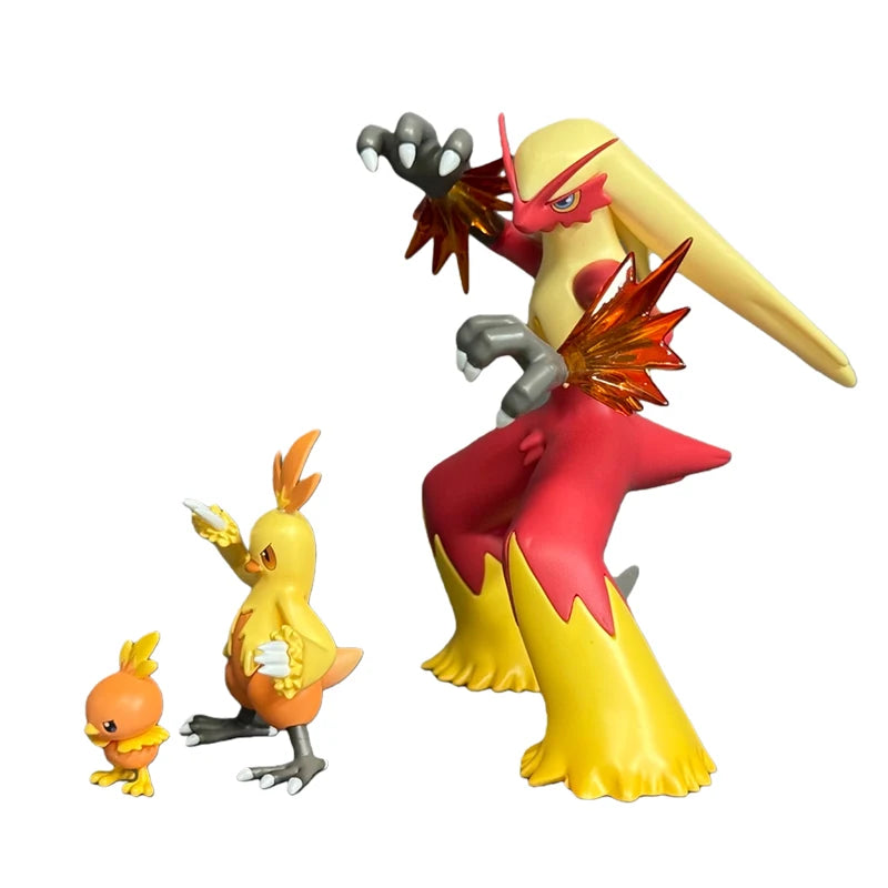 Bkm Small Anime Game Surroundings Fire Chis Evolution Up Collectible Figures Static Model Toys For Adult Fans