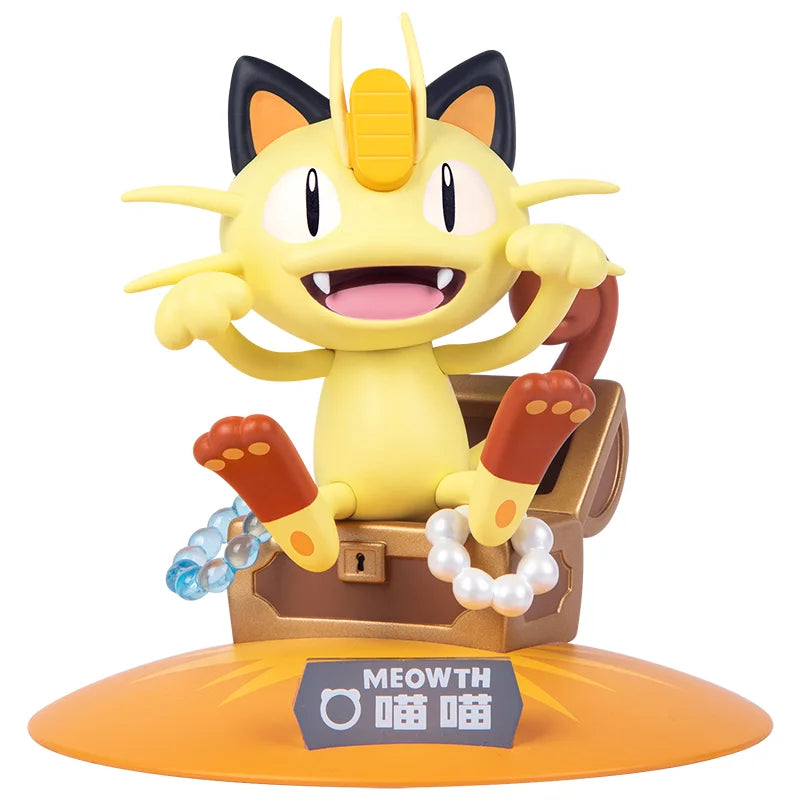 Anime Pokemon Action Figures Cute Meowth FUNISM Original Genuine Exquisite packaging Collect Model Ornaments Kid's Toys Gift