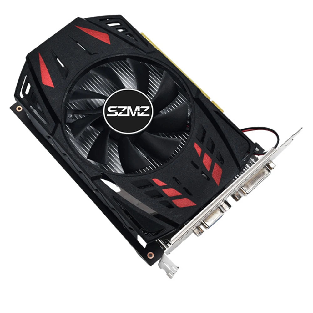 GT730 Desktop-Grafikkarte HD + VGA + DVI DDR3 4 GB Computergrafikkarten PCI-E2.016X Gaming-Grafikkarte 128 Bit mit Lüfter