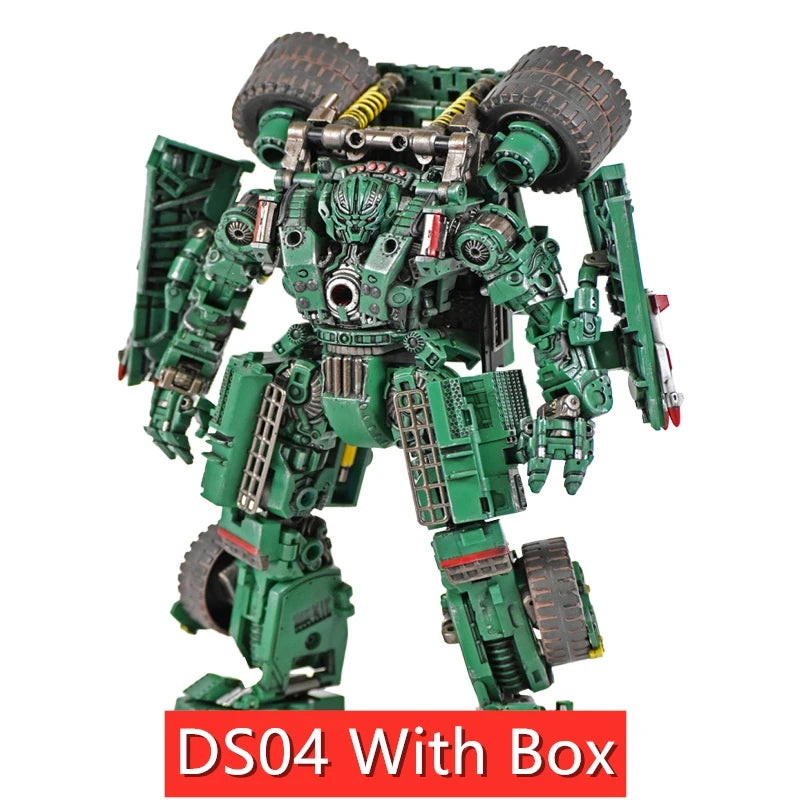 Devil Saviour Devastator DS01-08 The Ultimate Deformation Robot Toy with Mixer Car and Grab Bucket Action Figure Troublemaker