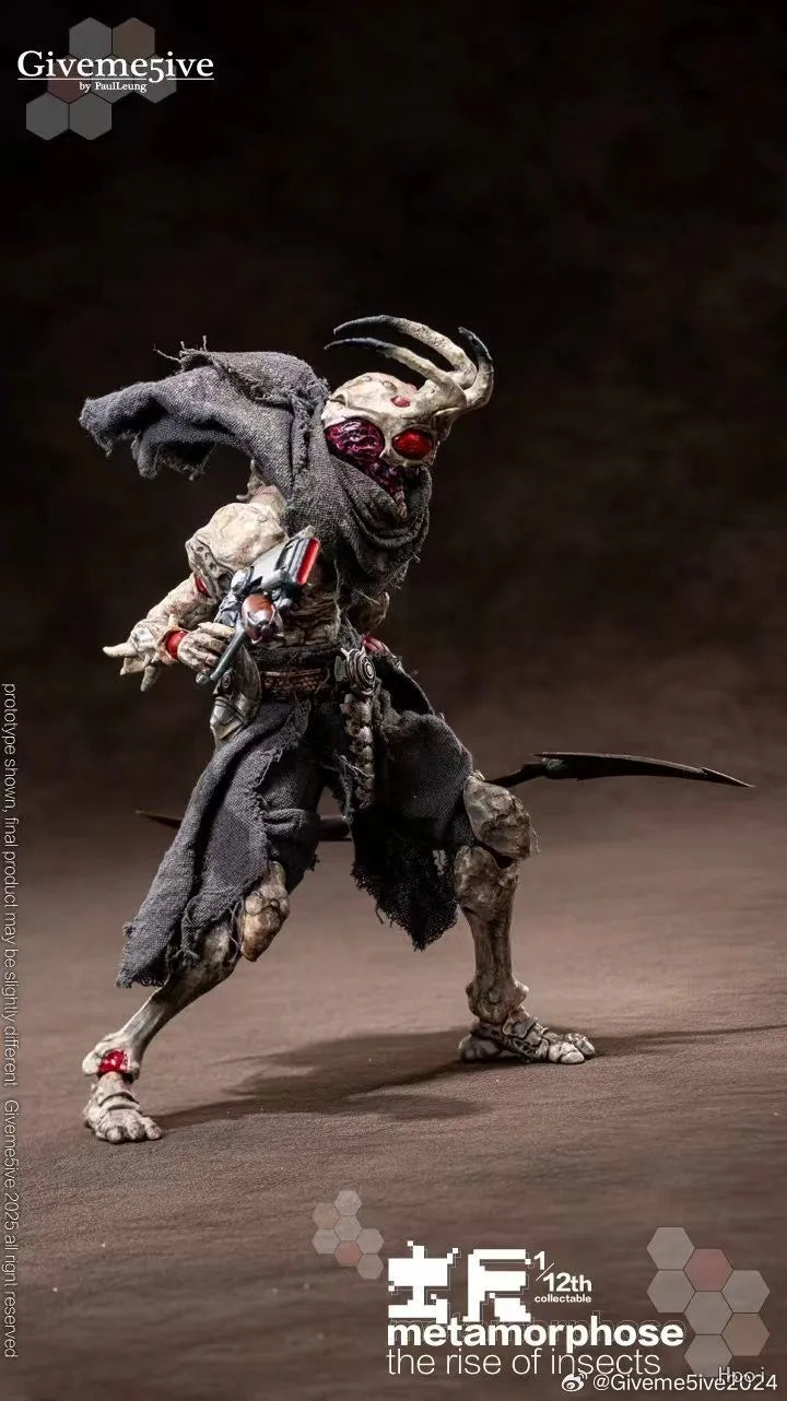 【Original】Giveme5ive Metamorphose - The Rise of Insects Airoki 1/12 Action Figure Model Toy