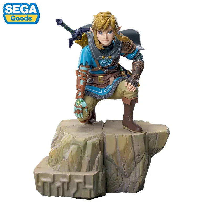 Original Sega The Legend of Zelda Tears of the Kingdom FIGURIZMα Link Figure SEGA 23CM Anime Action Model Collectible Toys Gift