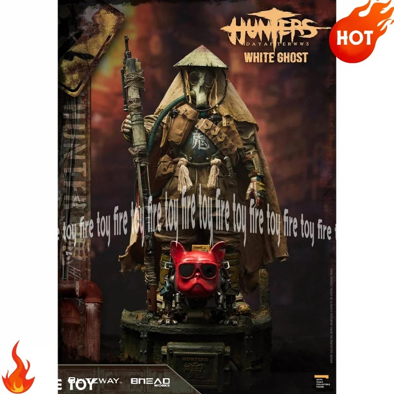 In Stock New  Blitzway Bw-Ums 11801 Hunter 1/6 Action Figure After The Third World War White Ghost Precious Collection Value Toy