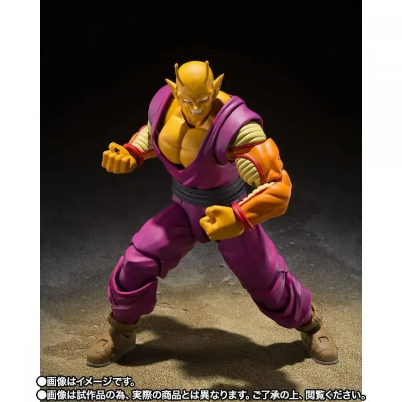 In Stock Bandai S.H.Figuarts SHF Dragon Ball Super Hero Orange Piccolo Anime Figure Action Model Collectible Toys Gift