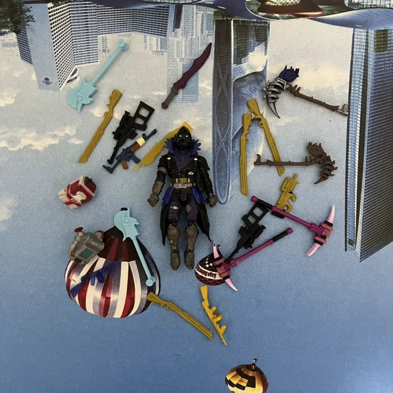 10cm Fortnite Action Figure Model Toy Game Figure RavenJoint Mobility PVC Figures Model Toy Doll Kids Birthday Christmas Gift