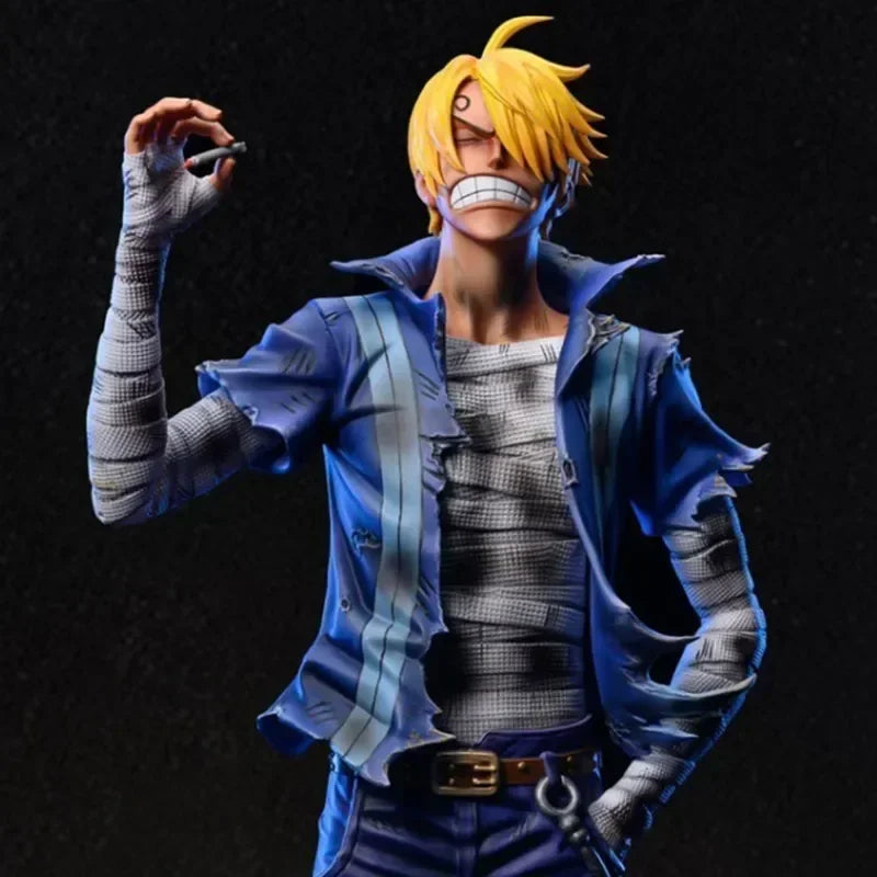 30 см One Piece Аниме екшън фигурка Roronoa Zoro Vinsmoke Sanji стойка PVC статуя фигурка модел колекция момче играчка подаръци