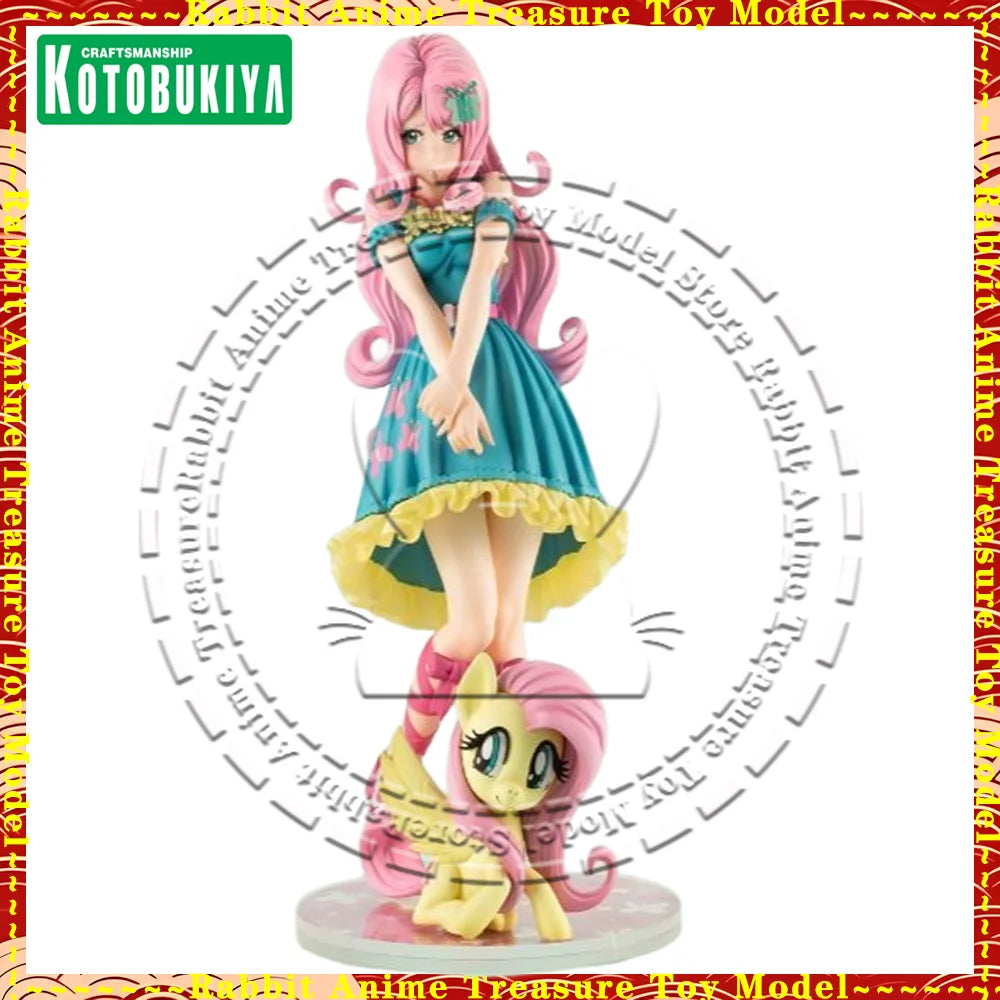 In Stock Original Genuine Kotobukiya Bishoujo Series MY LITTLE PONY Fluttershy Scale Figure Collectible Anime Statue