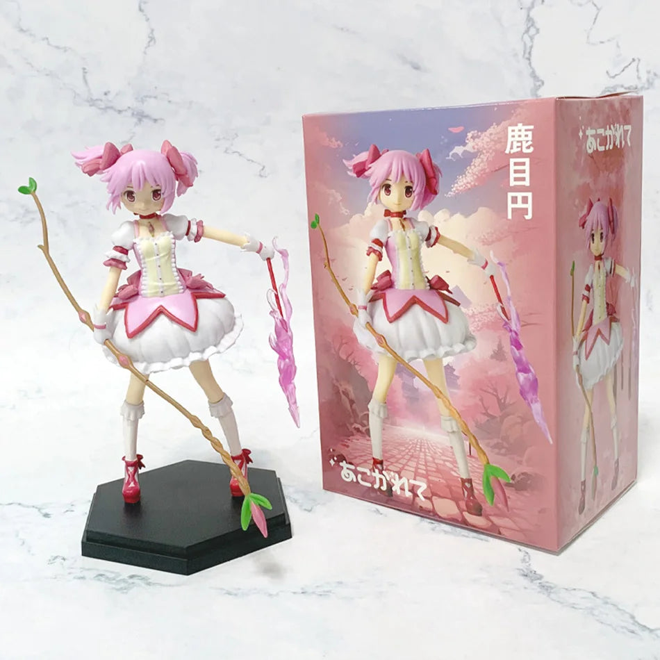 17-23cm Puella Magi Madoka Magica Aniem Figure Kaname Madoka Action Figure Magic Girl Model Decor Statue Dolls Toys SF Gifts