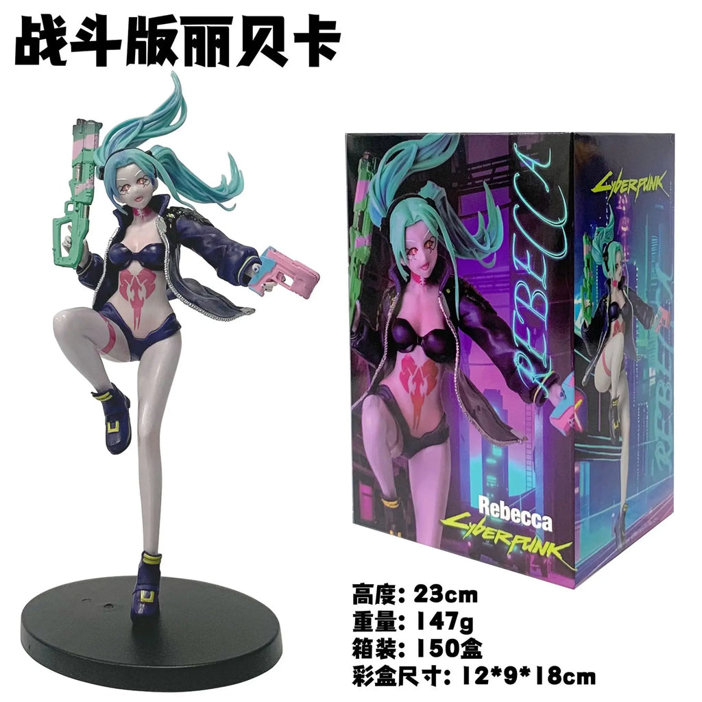 Hot Sales 22cm Cyberpunk #2077 Edgerunners Anime Figure Super Hacker Edge Walker Lucy Action Figure Collection Model Doll Toys