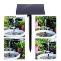 5W 5V Wassersprinkler-Sprüher, Gartendekoration mit Pfahl, Solarpanel, Brunnenbewässerungssystem, Energiespar-Kits für Aquarien