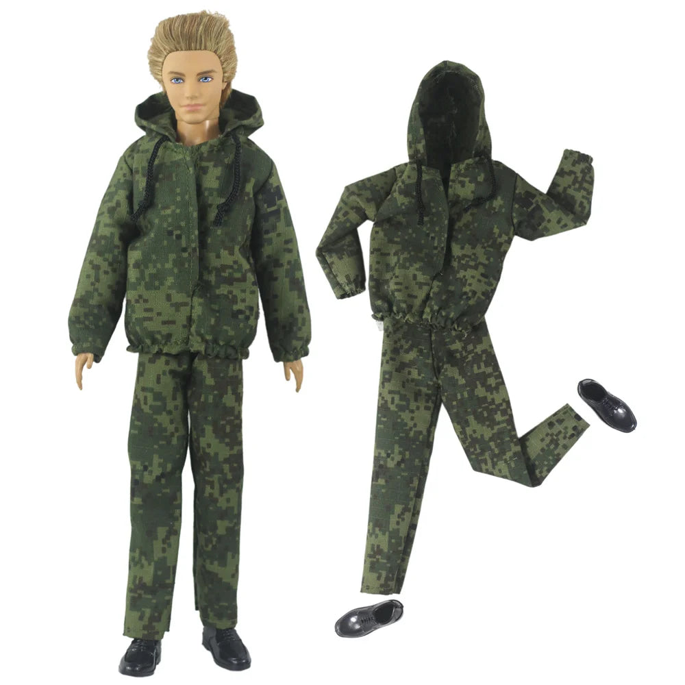 Doll Clothes Camouflage Clothes Outfit for 1:6 Scale 11.5 inch 30cm Doll Many Style for Choice Gifts for girls doll accessories