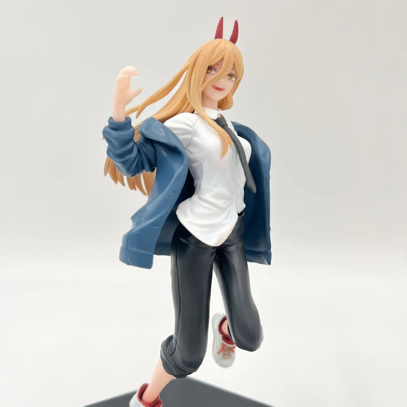 20cm Chainsaw Man Anime Figure Power Action Figure Collectible Model Doll Ornaments Toys Birthday Gifts