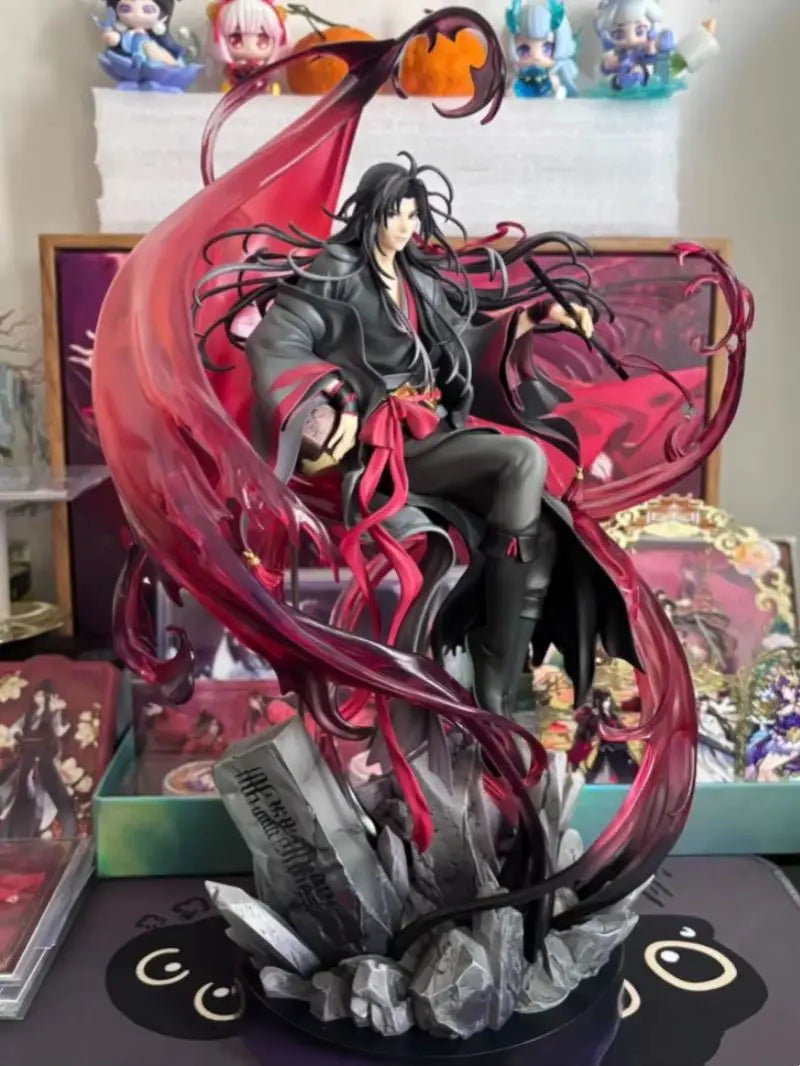 Genuine Mo Dao Zu Shi Anime Action Figure Wei Wuxian Yi Ling Lao Zu Ver Large Figurine Collection Pvc Model Collection Gift