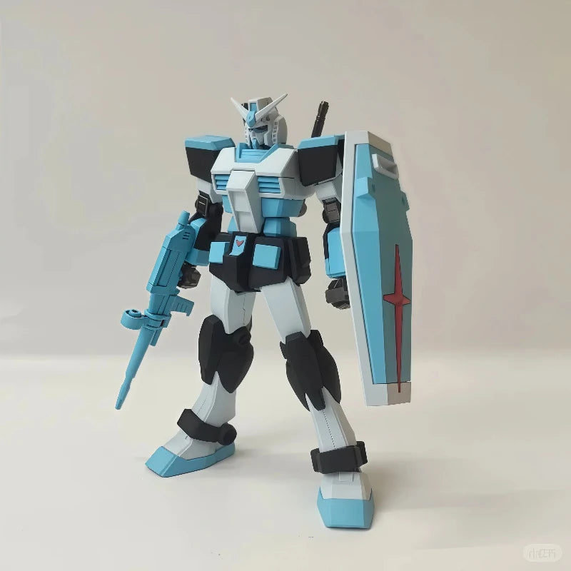 Bandai Gundam Limited Edition Neon Gurren Lagann Color Transparent Action Figurine Original Zazuo Set For Collecting Displaying