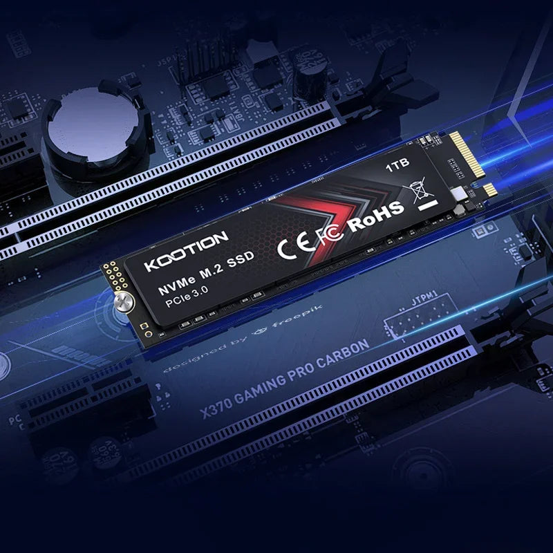KOOTION 1TB SSD M2 NVME Gen3 2280 PCIE 3.0x4 256GB 512GB High-Speed M.2 Internal Solid State Drive Disk for Laptop PC Desktop