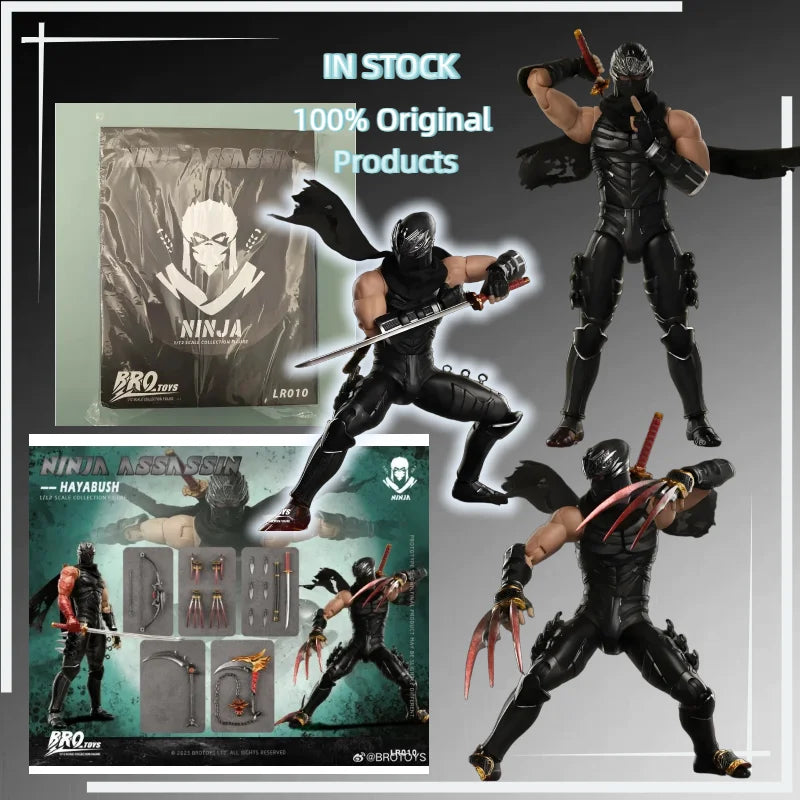 【IN STOCK】 BROTOYS 1/12 LR010 Ninja Assassin Sparrow Ninja Dragon Sword Saga 6-inch action figure Gift toy collection