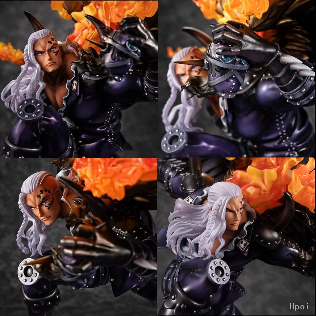 【MT】Original MegaHouse POP WA-MAXIMUM ONE PIECE Beast Pirates KING Figure Toys Collection Ornaments