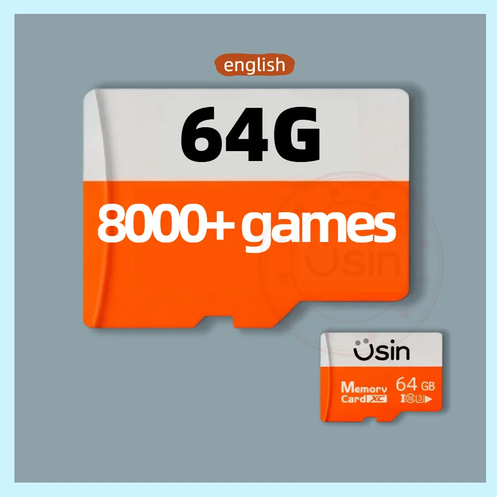 Game SD Card For Anbernic RG Rotate RGROTATE Memory TF Android Portable Handheld Retro Gaming Console 512G 256G 128G 64G