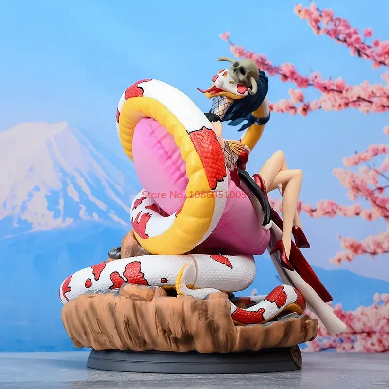 One Piece Empress Snake Concubine Empress  Boa Hancock Sitting Position Your Majesty Shichibukai Collectible Figures Model ﻿