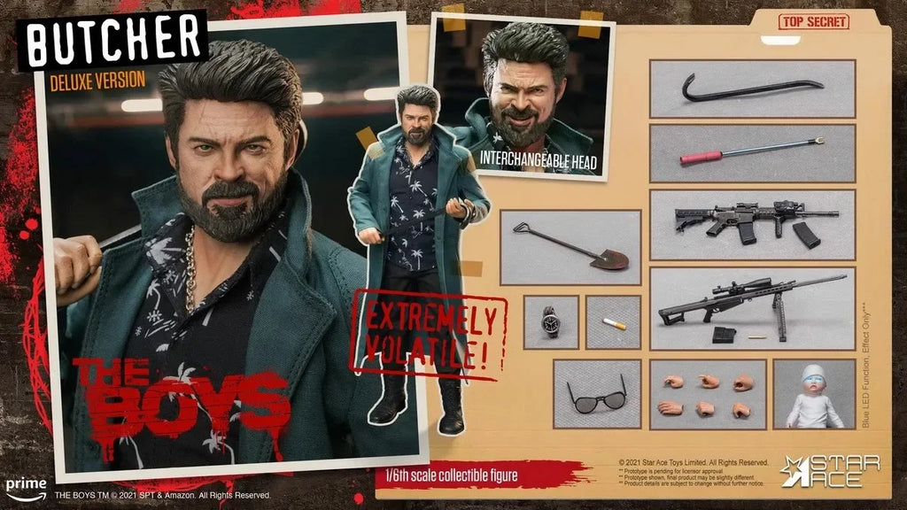 In Stock Original STAR ACE Toys 1/6 THE BOYS Billy Butcher SA0104/5 Luxury Edition 12inch Full Set Action Figure Model Toy Gifts