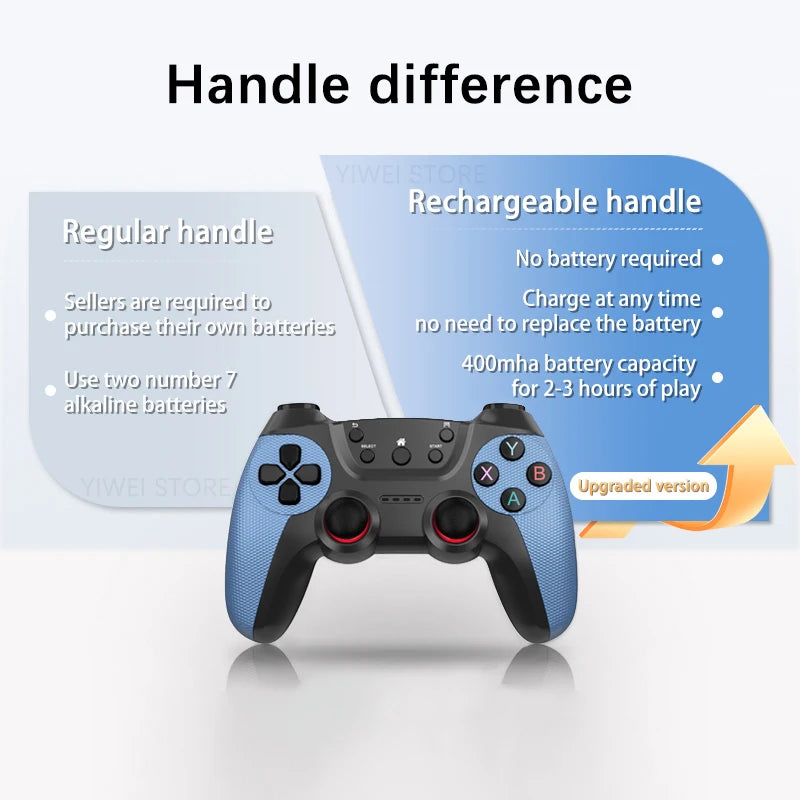 X2 256G 60000 Game 4K Game Player HD Retro Video Game Console Wireless Controller TV 30 Emulator For PS1/GBA/PSP Kids Gifts