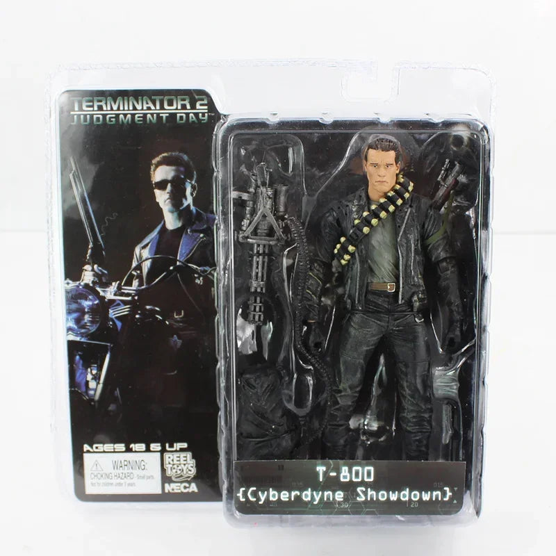 NECA The Terminator T-800 T-1000 Endoskeleton Figurine Collection Action Figure Model Toy Gift