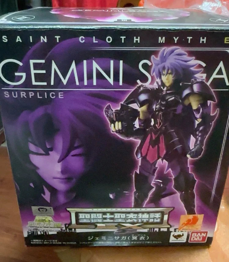 BANDAI in Stock Saint Seiya Saint Cloth Myth Surplice EX 2.0 Resurrection Black Gemini Legend Anime Character Model Toy
