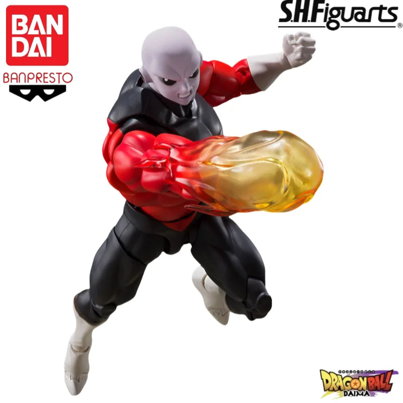 In Stock Original Bandai S H Figuarts Joint Movable Dragon Ball Jiren Model Action Figure Garage Statue Collectible Ornaments