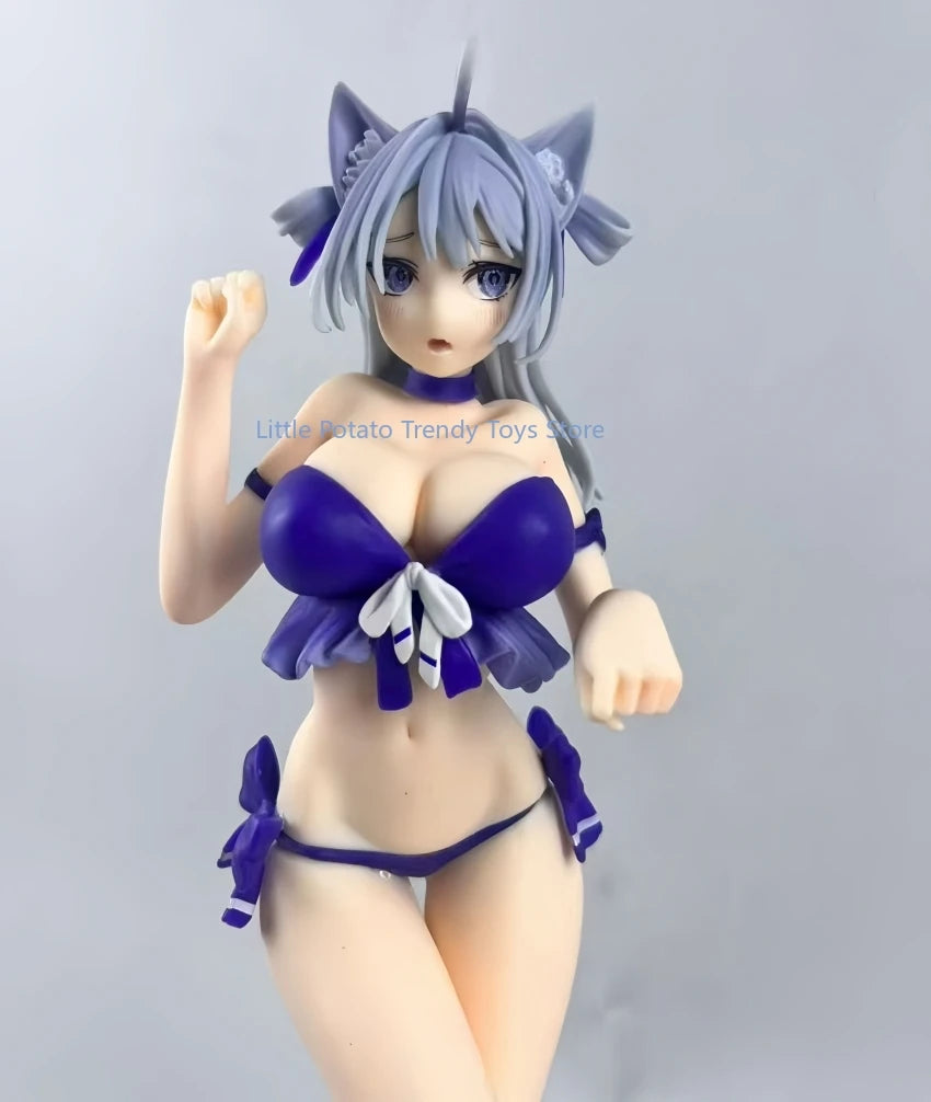 28CM Chou- Mocha Chou Cinnamon KoiKoi Koi Koi Seven Ver Girl Figure PVC Game Statue Anime Model Action Adult Doll Toys Gifts