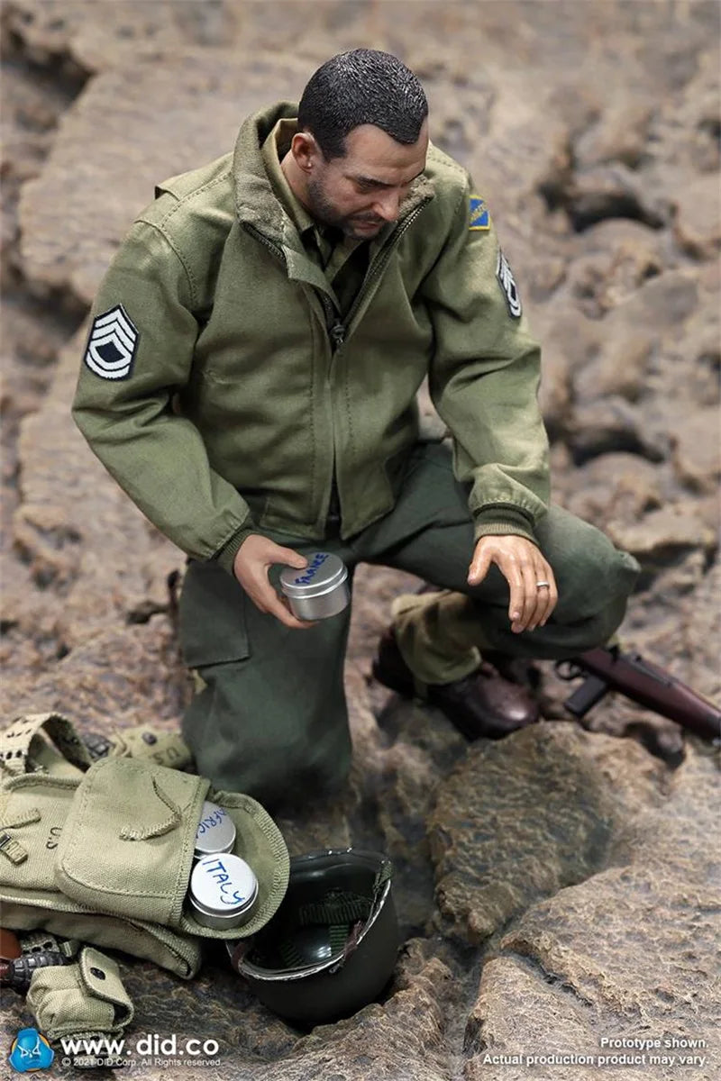 DID A80150 Scale 1/6 WWII U.S. Army Ranger Rescue E Mike Moveable Action Figures For Fan Gift Collect 1/6