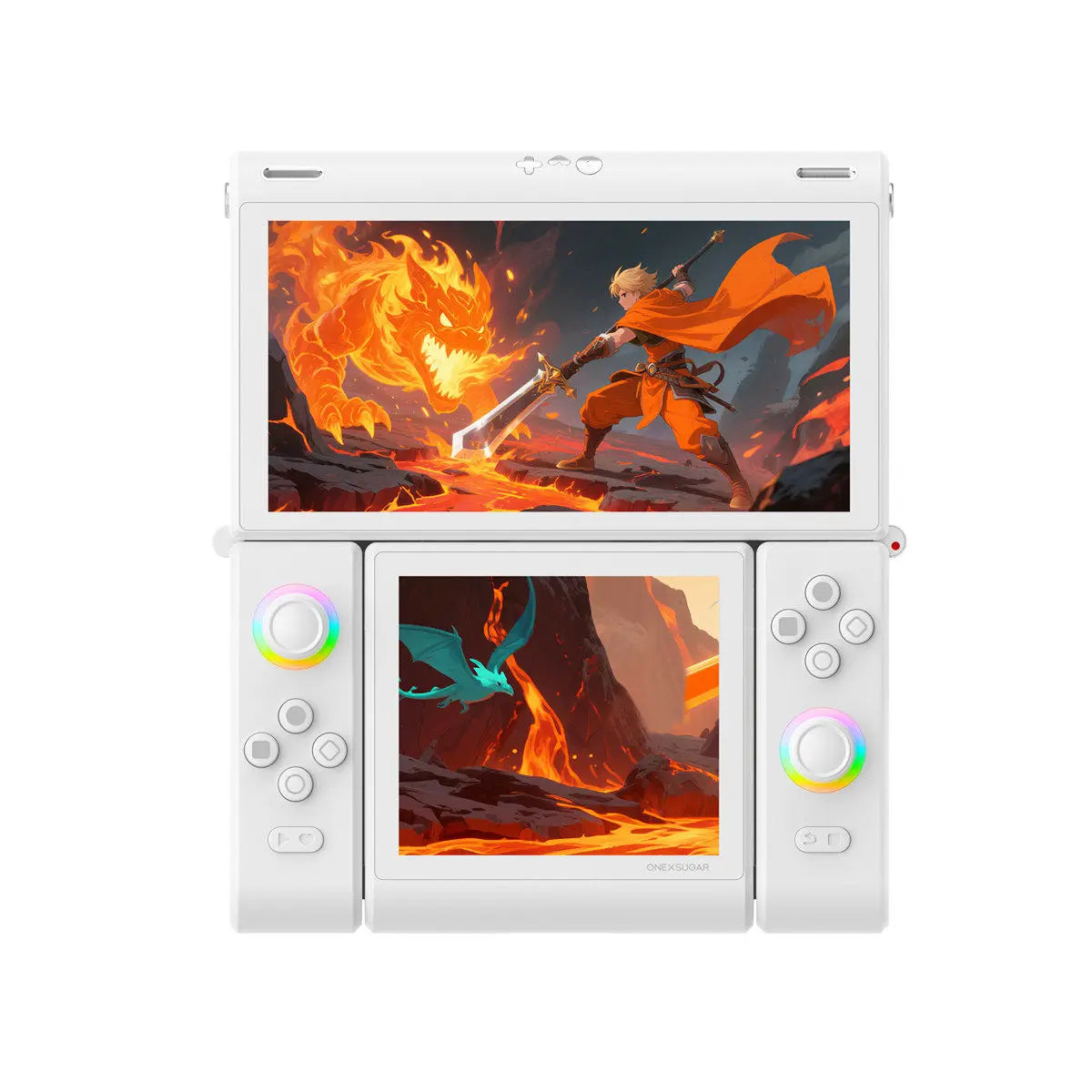Game Handheld Console For Onexplayer Onexsugar Suga1 Oled Dual Screen 3" 6.01" G3gen3 Hall Joystick Game Controller Gamepad Gift