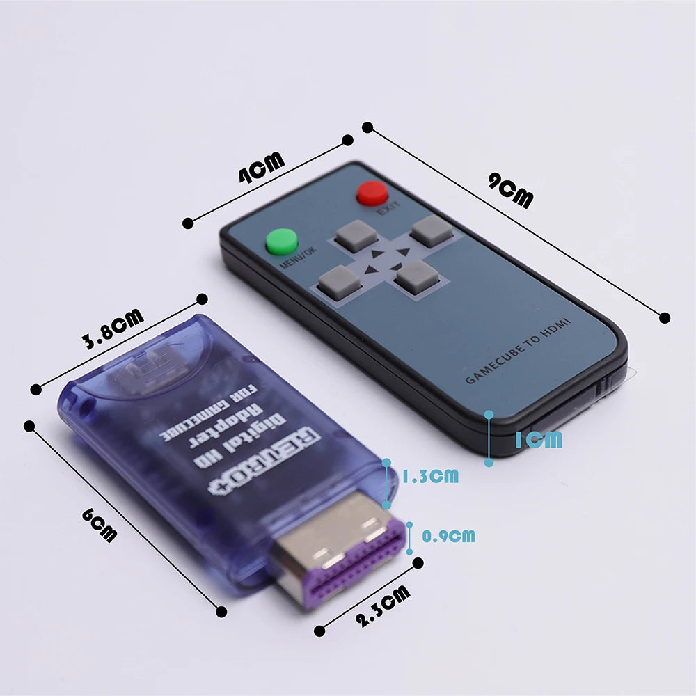 Retroplus Tech Digital HDMI адаптер за Nintendo Gamecube, HDMI-съвместим, Line Doubler за NGC, конверторни кабели, аксесоари за игри