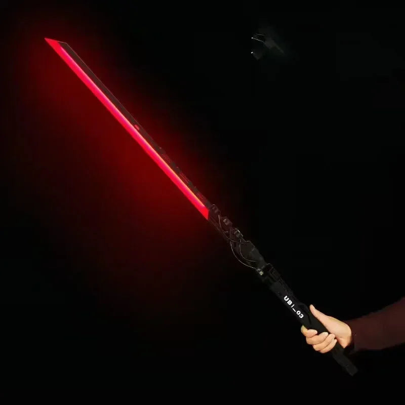 108cm/42.52in Cyberpunk Lightsaber Ghost Walker GRAY RAVEN Sirius Toy Katana Cosplay Display With Strap Game Peripheral Boy Gift